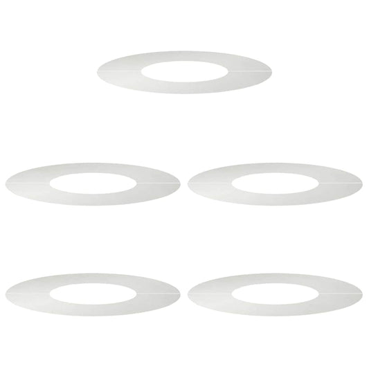 Flache Baumringe 5 pcs Silber Ø30 / 60 cm Edelstahl