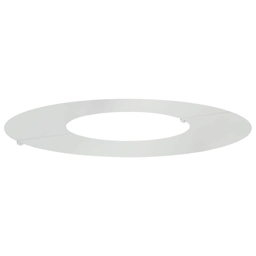 Flacher Baumring Silber Ø30 / 60 cm Verzinkter Stahl