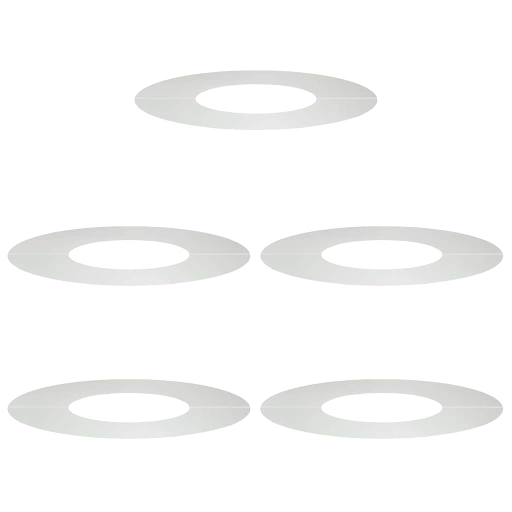 Flache Baumringe 5 pcs Silber Ø30 / 60 cm Verzinkter Stahl