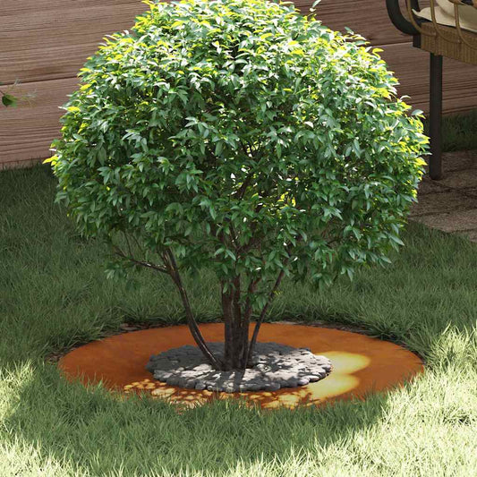 Flache Baumringe 5 pcs Braun Ø30 / 60 cm