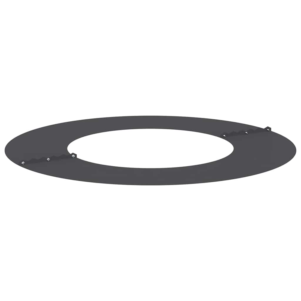 Flache Baumringe 5 pcs Schwarz Ø40 / 70 cm Stahl