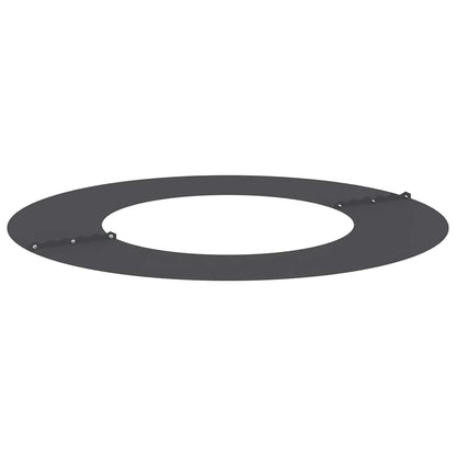 Flache Baumringe 5 pcs Schwarz Ø40 / 70 cm Stahl