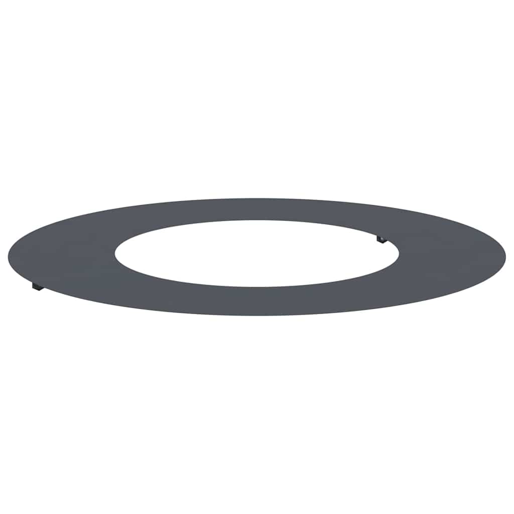 Flacher Baumring Anthrazit Ø40 / 70 cm Stahl