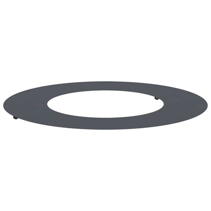 Flacher Baumring Anthrazit Ø40 / 70 cm Stahl