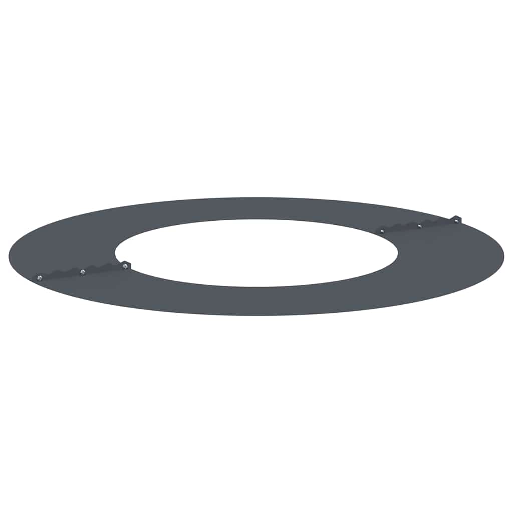 Flacher Baumring Anthrazit Ø40 / 70 cm Stahl