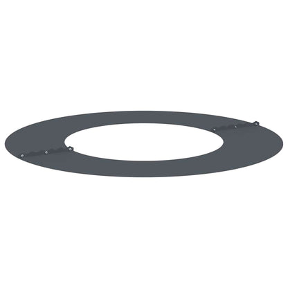 Flacher Baumring Anthrazit Ø40 / 70 cm Stahl