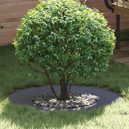 Flache Baumringe 5 pcs Anthrazit Ø40 / 70 cm Stahl