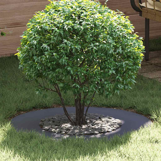 Flache Baumringe 5 pcs Anthrazit Ø40 / 70 cm Stahl