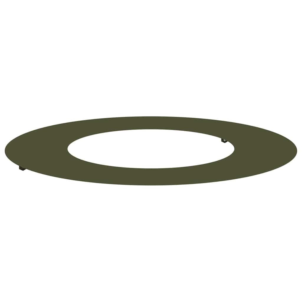 Flacher Baumring Olivgrün Ø40 / 70 cm Stahl