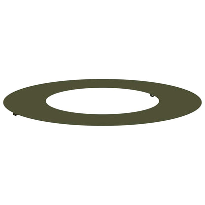Flacher Baumring Olivgrün Ø40 / 70 cm Stahl