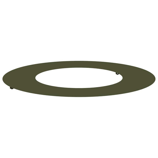 Flacher Baumring Olivgrün Ø40 / 70 cm Stahl