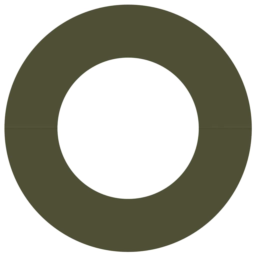 Flacher Baumring Olivgrün Ø40 / 70 cm Stahl
