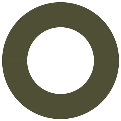Flacher Baumring Olivgrün Ø40 / 70 cm Stahl
