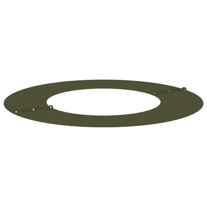 Flache Baumringe 5 pcs Olivgrün Ø40 / 70 cm Stahl
