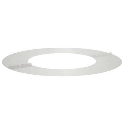 Flacher Baumring Silber Ø40 / 70 cm Edelstahl