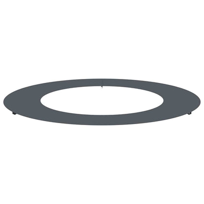 Flacher Baumring Anthrazit Ø50 / 80 cm Stahl