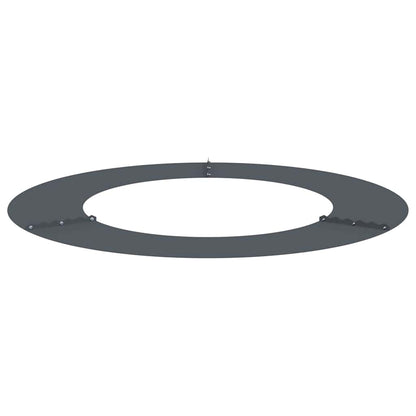 Flacher Baumring Anthrazit Ø50 / 80 cm Stahl
