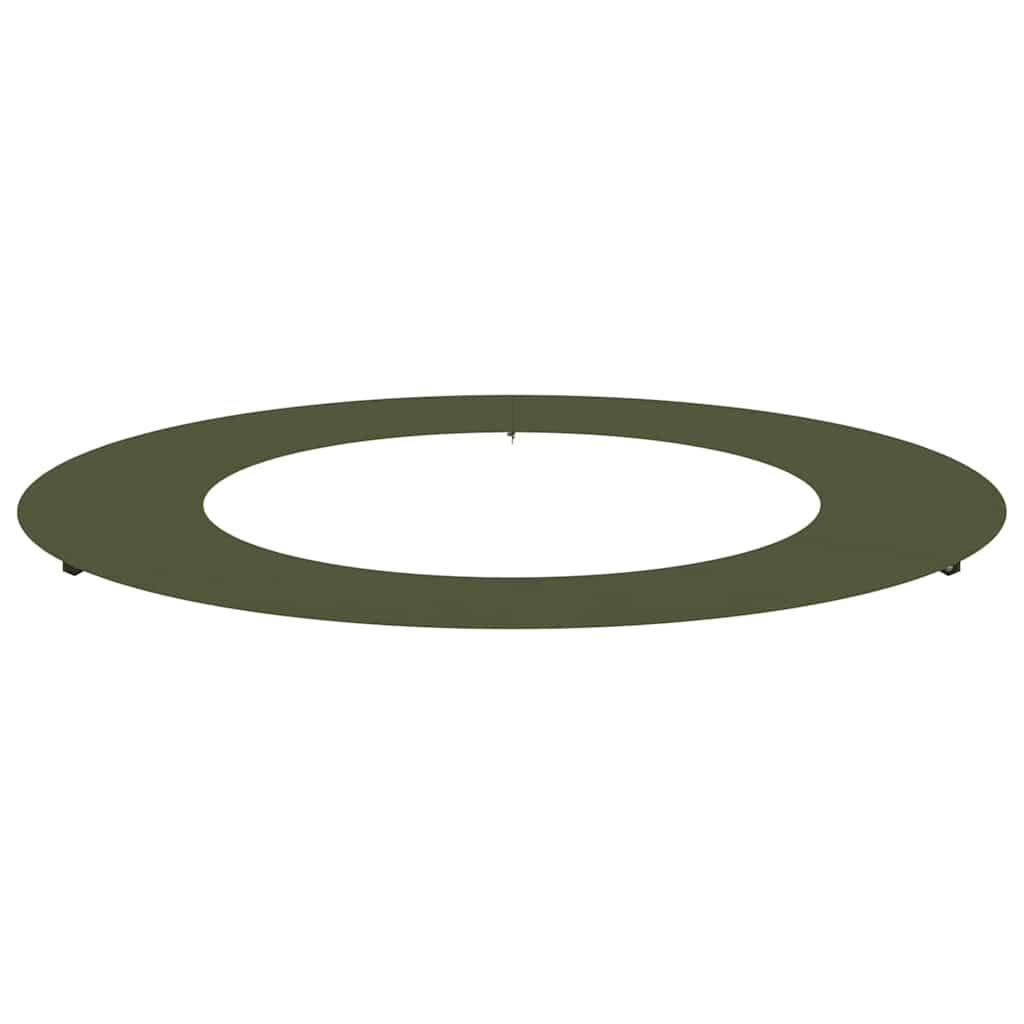 Flacher Baumring Olivgrün Ø50 / 80 cm Stahl