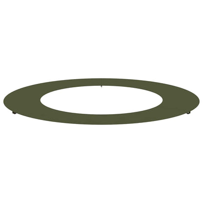 Flacher Baumring Olivgrün Ø50 / 80 cm Stahl