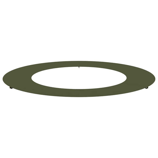 Flacher Baumring Olivgrün Ø50 / 80 cm Stahl