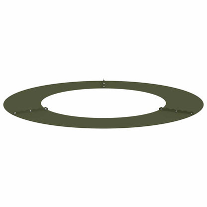 Flacher Baumring Olivgrün Ø50 / 80 cm Stahl