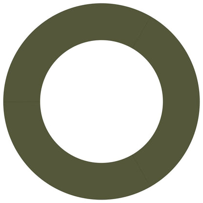 Flacher Baumring Olivgrün Ø50 / 80 cm Stahl