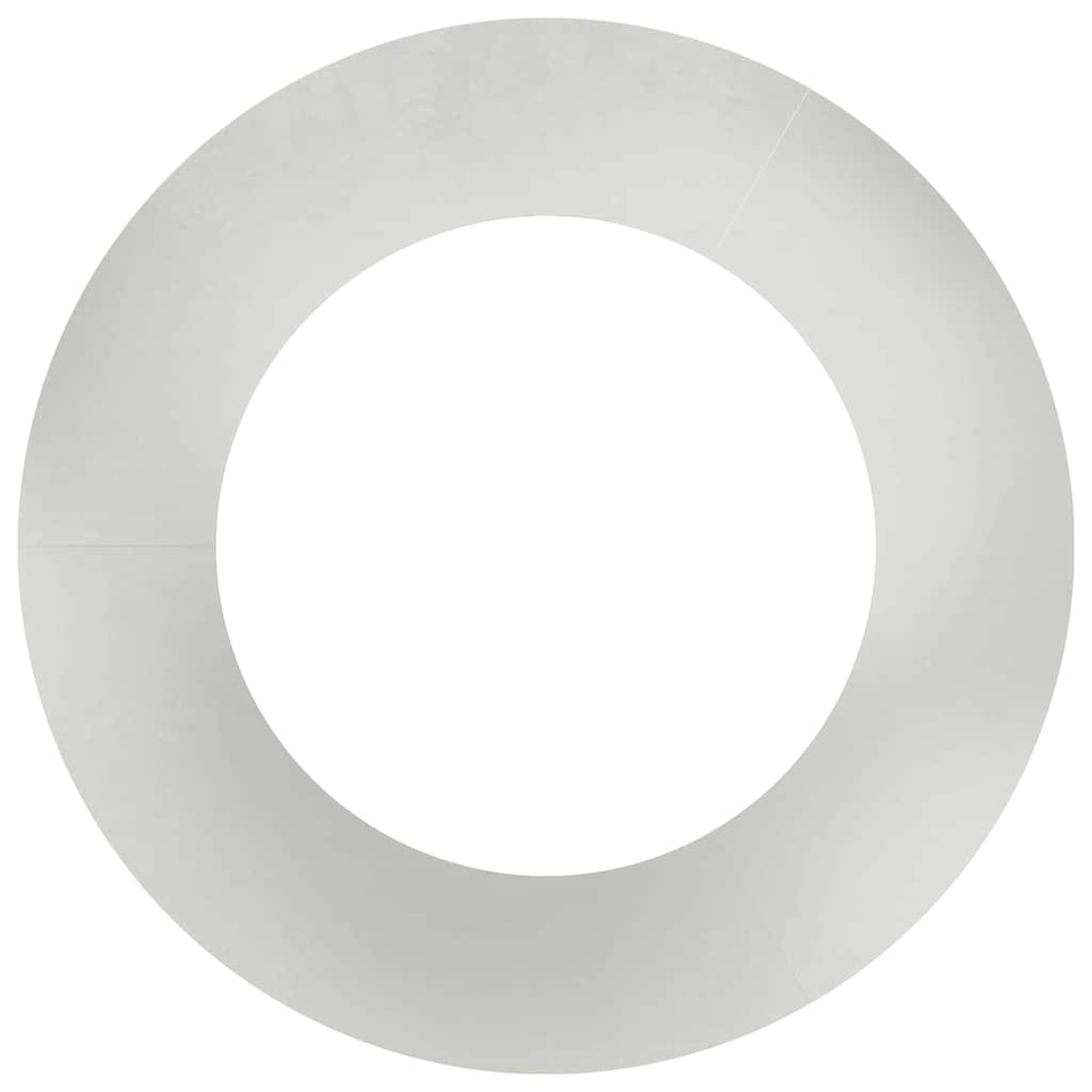 Flacher Baumring Silber Ø50 / 80 cm Edelstahl