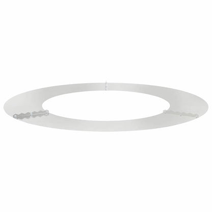 Flache Baumringe 5 pcs Silber Ø30 / 60 cm Edelstahl