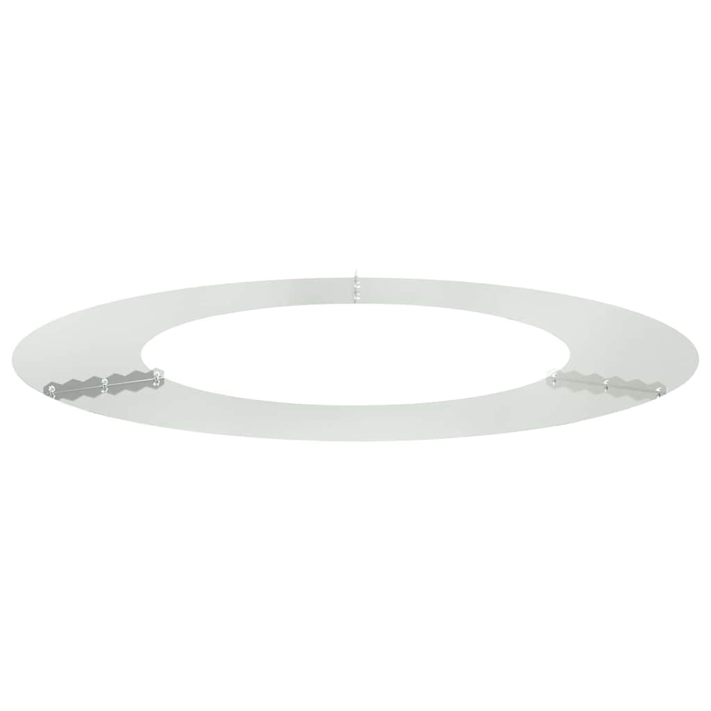 Flacher Baumring Silber Ø50 / 80 cm Verzinkter Stahl