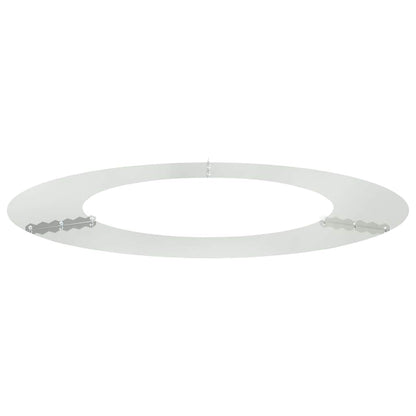 Flacher Baumring Silber Ø50 / 80 cm Verzinkter Stahl