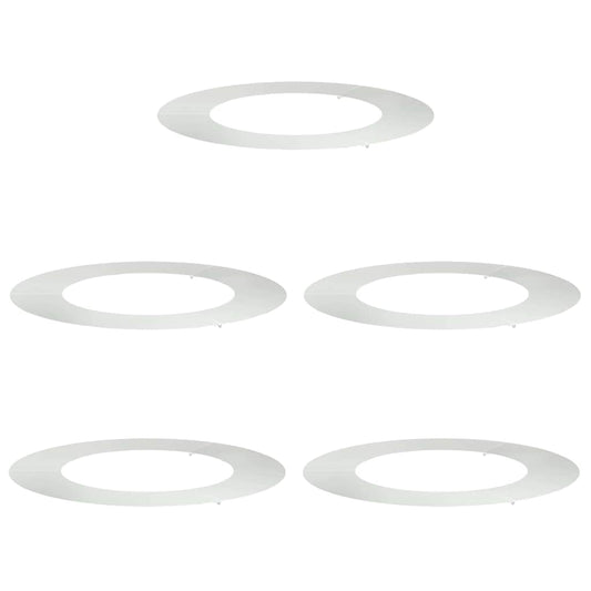 Flache Baumringe 5 pcs Silber Ø50 / 80 cm Verzinkter Stahl