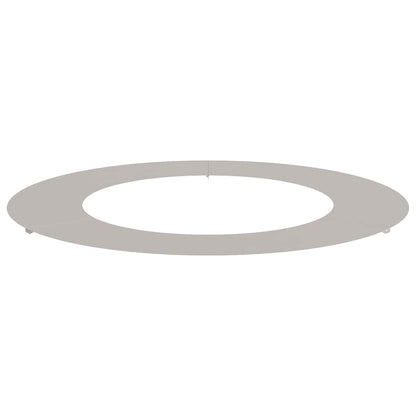 Flacher Baumring Braun Ø50 / 80 cm Witterungsbeständiger Stahl