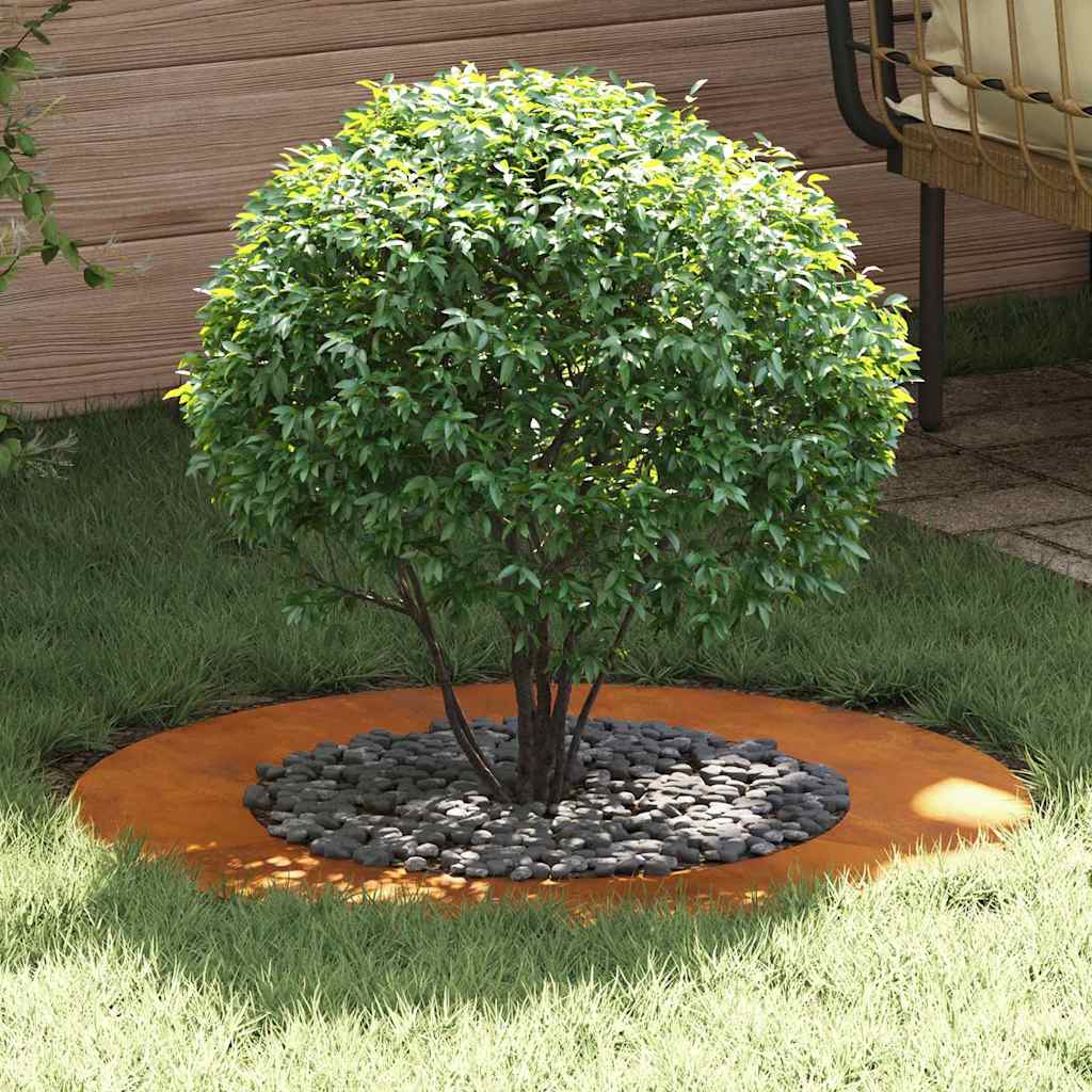 Flache Baumringe 5 pcs Braun Ø50 / 80 cm