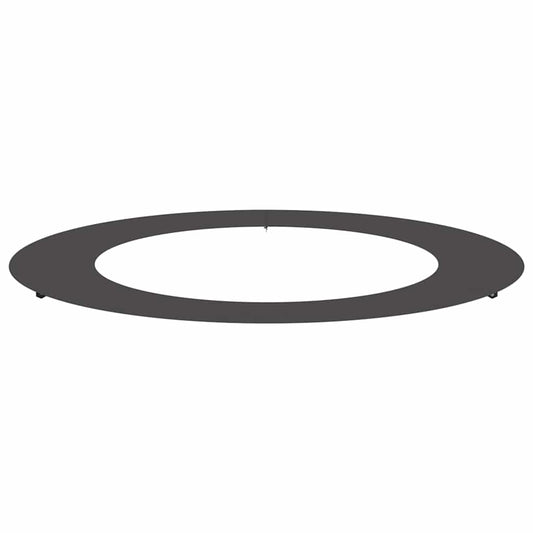 Flacher Baumring Schwarz Ø60 / 90 cm Stahl