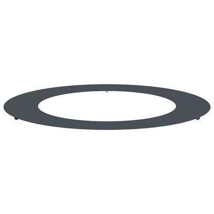 Flacher Baumring Anthrazit Ø60 / 90 cm Stahl
