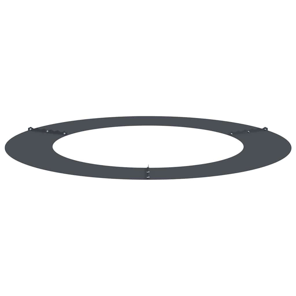 Flache Baumringe 5 pcs Anthrazit Ø60 / 90 cm Stahl