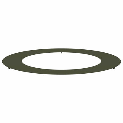 Flacher Baumring Olivgrün Ø60 / 90 cm Stahl