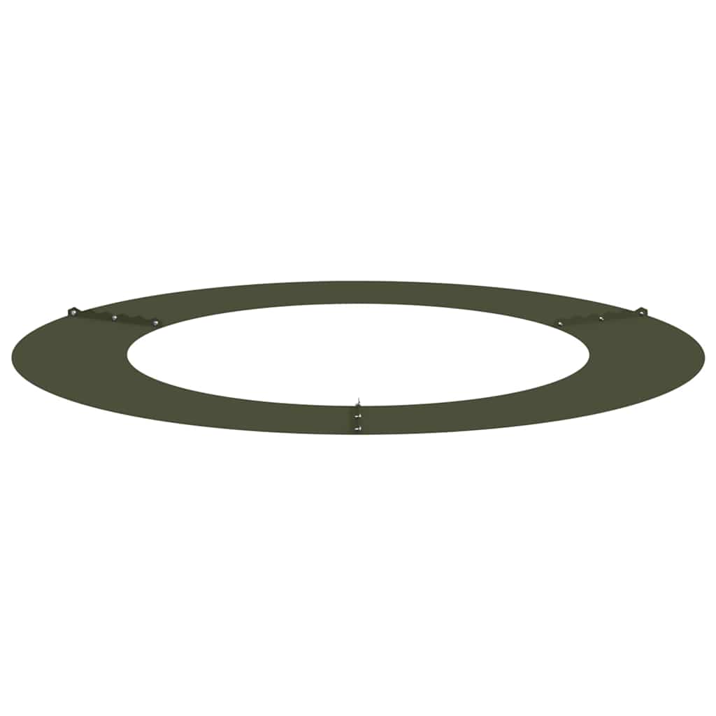 Flacher Baumring Olivgrün Ø60 / 90 cm Stahl