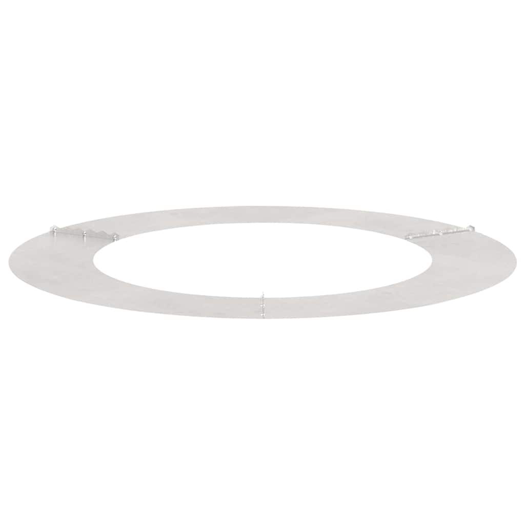 Flacher Baumring Silber Ø60 / 90 cm Edelstahl