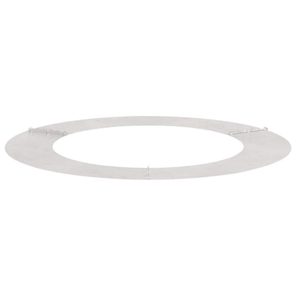 Flacher Baumring Silber Ø60 / 90 cm Edelstahl