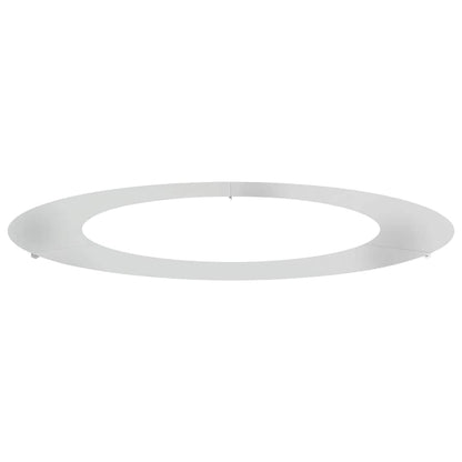 Flacher Baumring Silber Ø60 / 90 cm Verzinkter Stahl