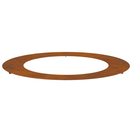 Flacher Baumring Braun Ø60 / 90 cm Witterungsbeständiger Stahl