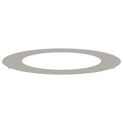 Flacher Baumring Braun Ø60 / 90 cm Witterungsbeständiger Stahl