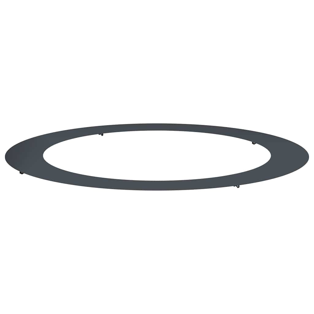 Flacher Baumring Anthrazit Ø90 / 120 cm Stahl
