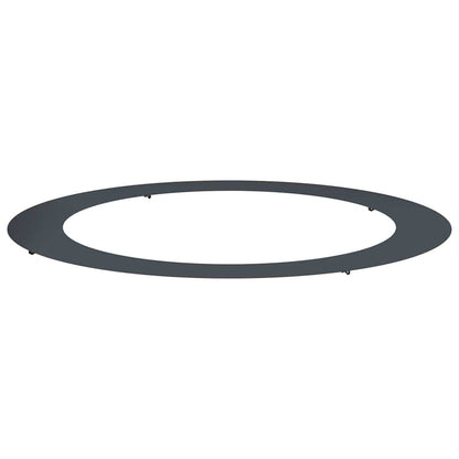 Flacher Baumring Anthrazit Ø90 / 120 cm Stahl