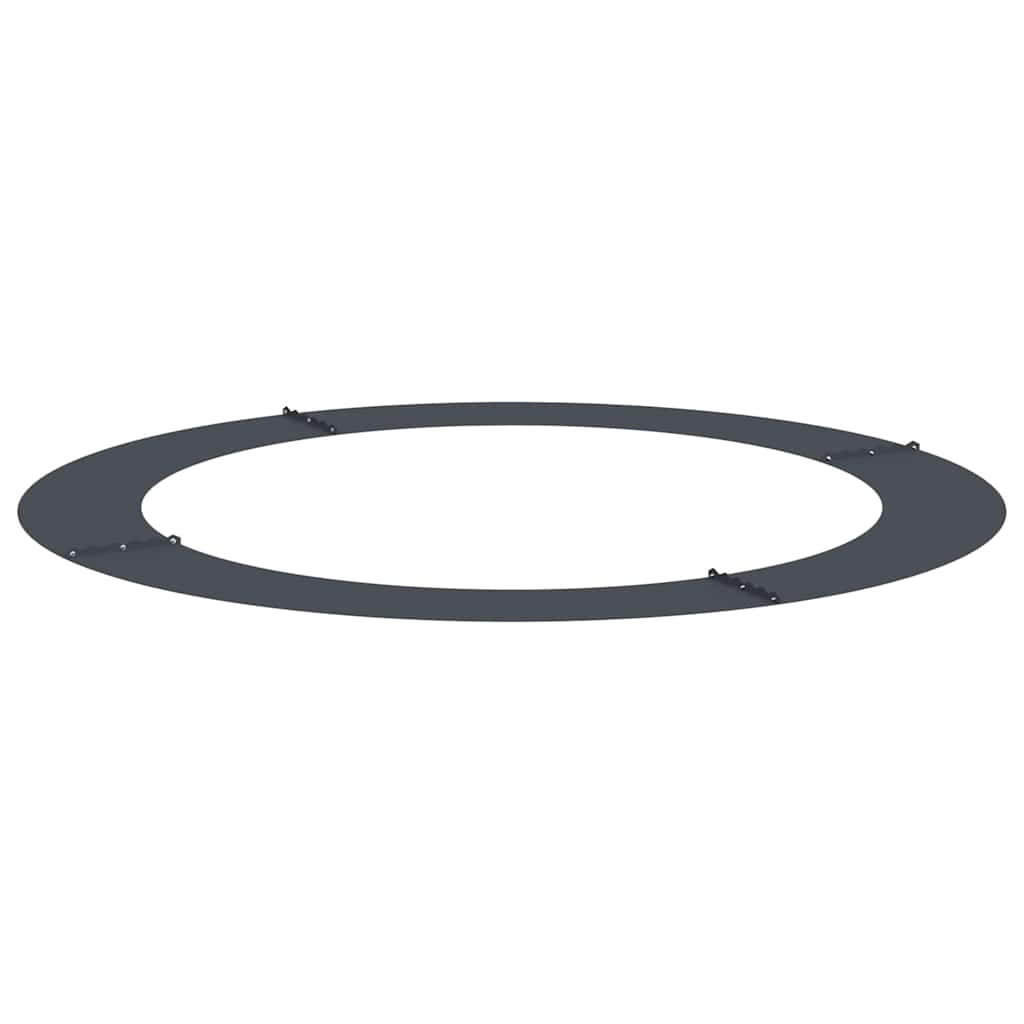 Flacher Baumring Anthrazit Ø90 / 120 cm Stahl
