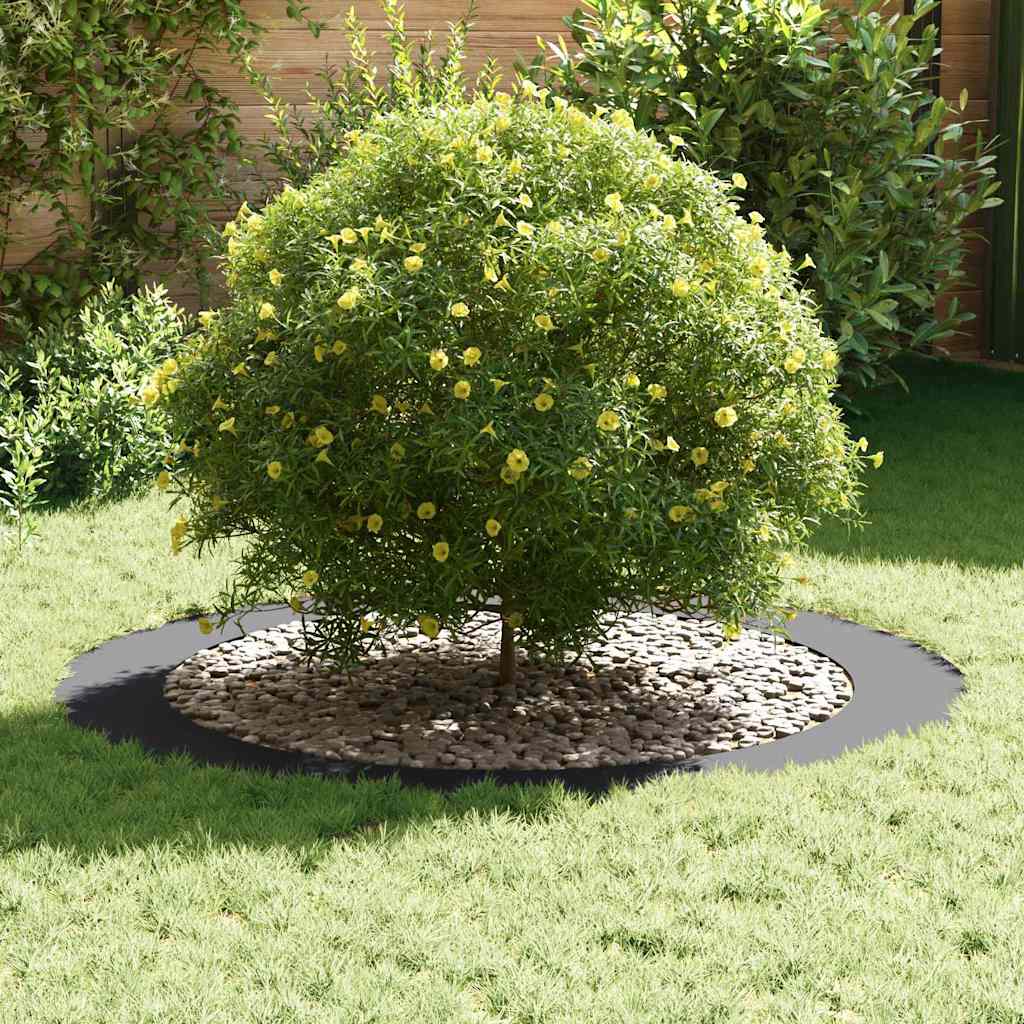 Flache Baumringe 5 pcs Anthrazit Ø90 / 120 cm Stahl