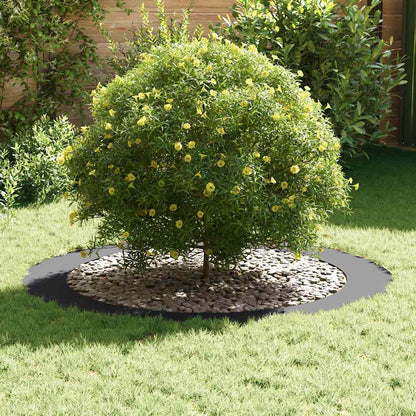 Flache Baumringe 5 pcs Anthrazit Ø90 / 120 cm Stahl