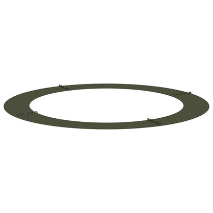 Flacher Baumring Olivgrün Ø90 / 120 cm Stahl