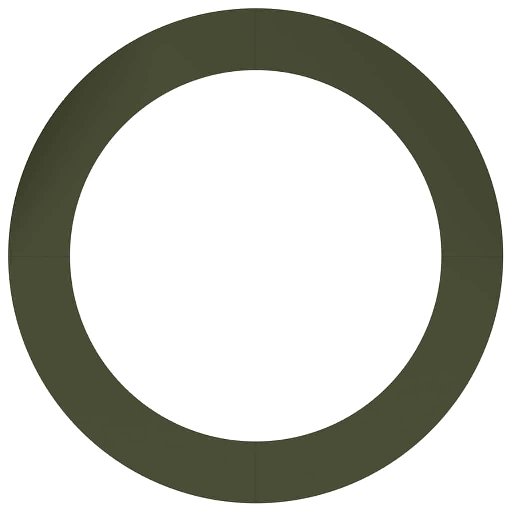 Flacher Baumring Olivgrün Ø90 / 120 cm Stahl